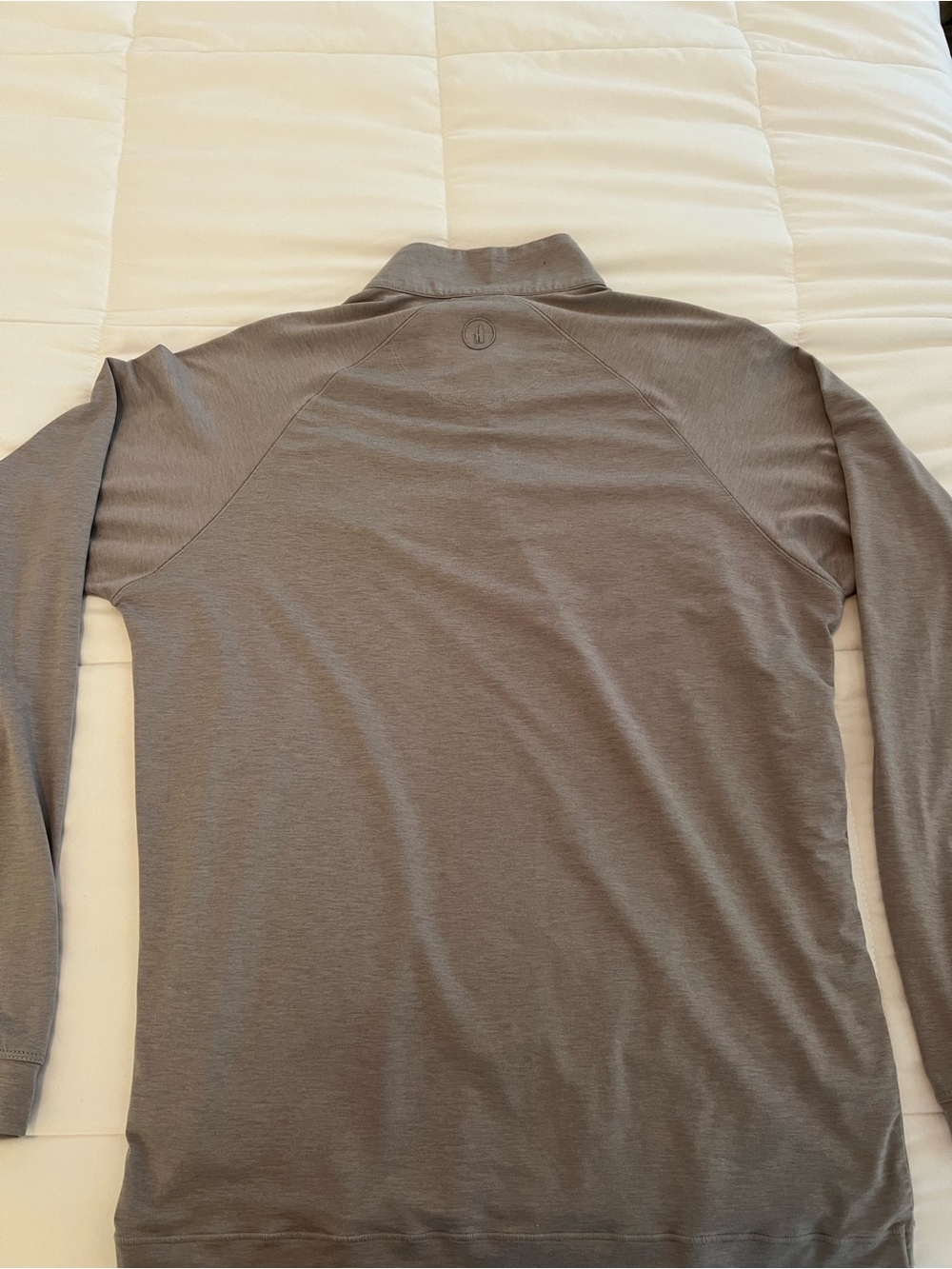 johnnie-O Gray Final Four Quarter-Zip Performance Pullover - Picture 3 of 3